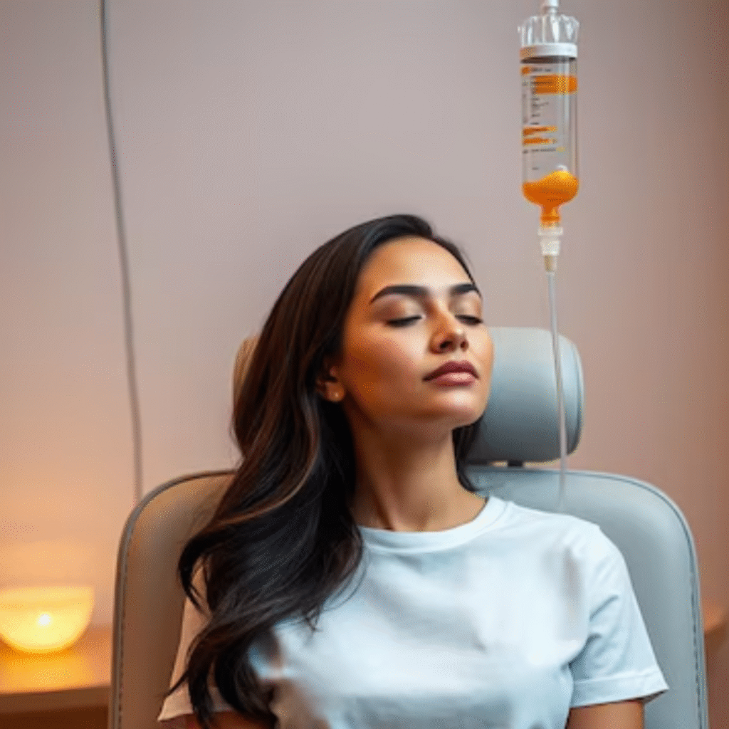 IV drips, skin brightening treatment